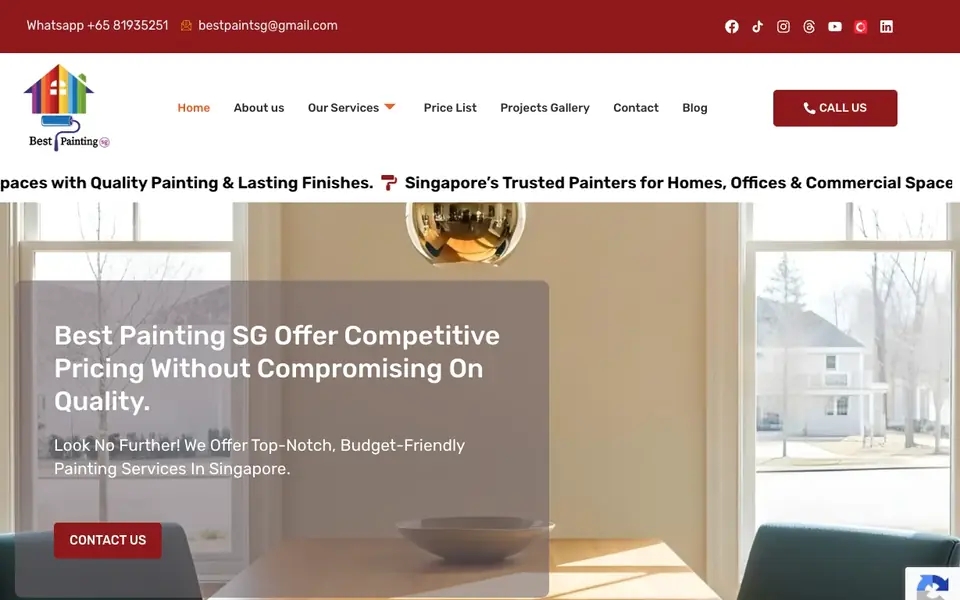 Best Painting SG website homepage, 4 Oct 2026