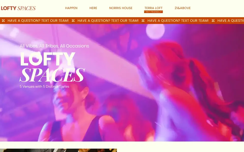 Norris House website homepage, 4 Oct 2026