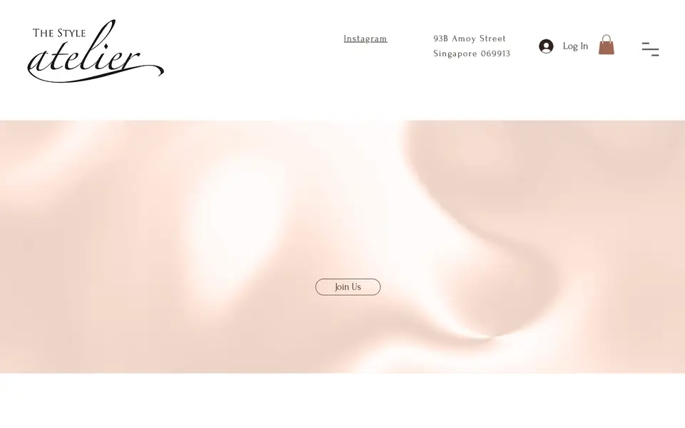 The Style Atelier website homepage, 4 Oct 2026