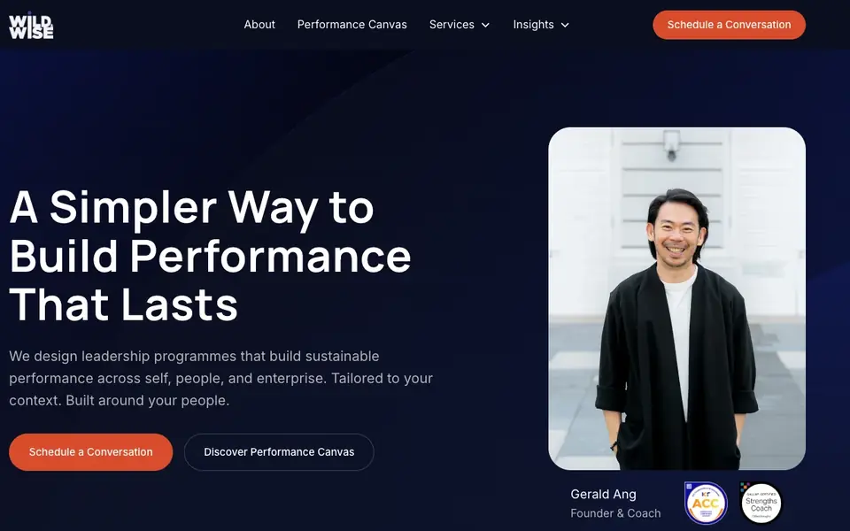 Wild & Wise Co. website homepage, 4 Oct 2026