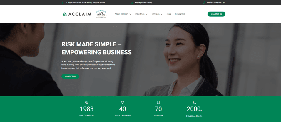 Acclaim Insurance Brokers Pte Ltd