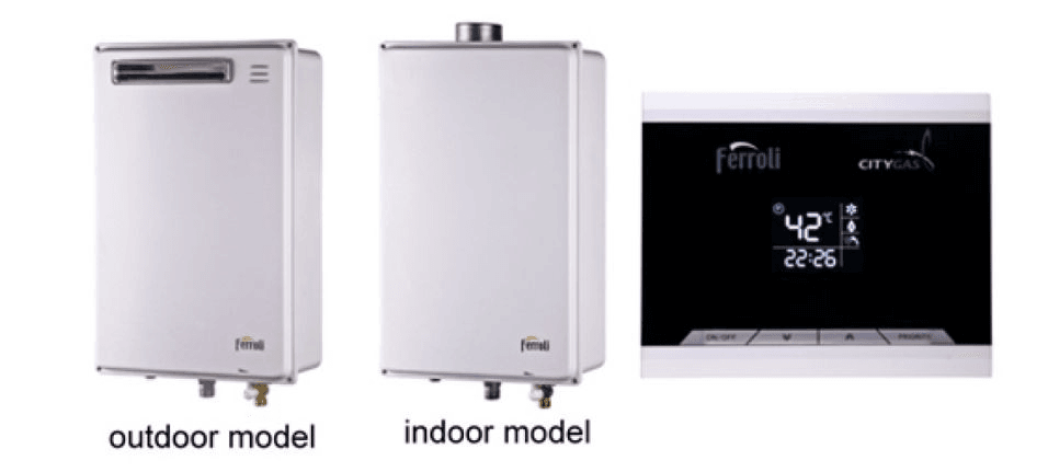 Ferroli Gas Water Heater I/O