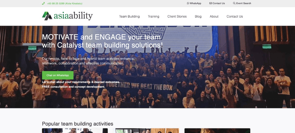 Asia Ability Creative Team Building